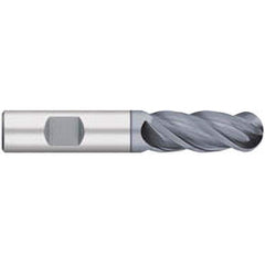 Titan USA - Ball End Mills; Mill Diameter (Inch): 1 ; Mill Diameter (Decimal Inch): 1.0000 ; Number of Flutes: 4 ; Length of Cut (Inch): 2 ; Length of Cut (Decimal Inch): 2.0000 ; Material: Solid Carbide - Exact Tool & Supply