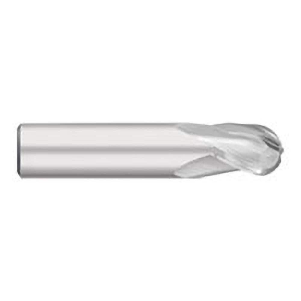 Titan USA - Ball End Mills; Mill Diameter (Decimal Inch): 0.0938 ; Number of Flutes: 3 ; Length of Cut (Inch): 3/16 ; Length of Cut (Decimal Inch): 0.1875 ; Material: Solid Carbide ; Overall Length (Inch): 1-1/2 - Exact Tool & Supply