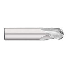 Titan USA - Ball End Mills; Mill Diameter (Decimal Inch): 0.0938 ; Number of Flutes: 3 ; Length of Cut (Inch): 3/16 ; Length of Cut (Decimal Inch): 0.1875 ; Material: Solid Carbide ; Overall Length (Inch): 1-1/2 - Exact Tool & Supply