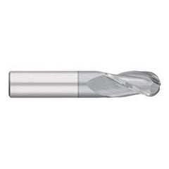 Titan USA - Ball End Mills; Mill Diameter (Decimal Inch): 0.3438 ; Number of Flutes: 3 ; Length of Cut (Inch): 1 ; Length of Cut (Decimal Inch): 1.0000 ; Material: Solid Carbide ; Overall Length (Inch): 2-1/2 - Exact Tool & Supply