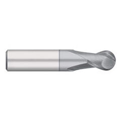Titan USA - Ball End Mills; Mill Diameter (Decimal Inch): 0.0469 ; Number of Flutes: 2 ; Length of Cut (Decimal Inch): 0.0938 ; Material: Solid Carbide ; Overall Length (Inch): 1-1/2 ; Overall Length (Decimal Inch): 1.50000 - Exact Tool & Supply