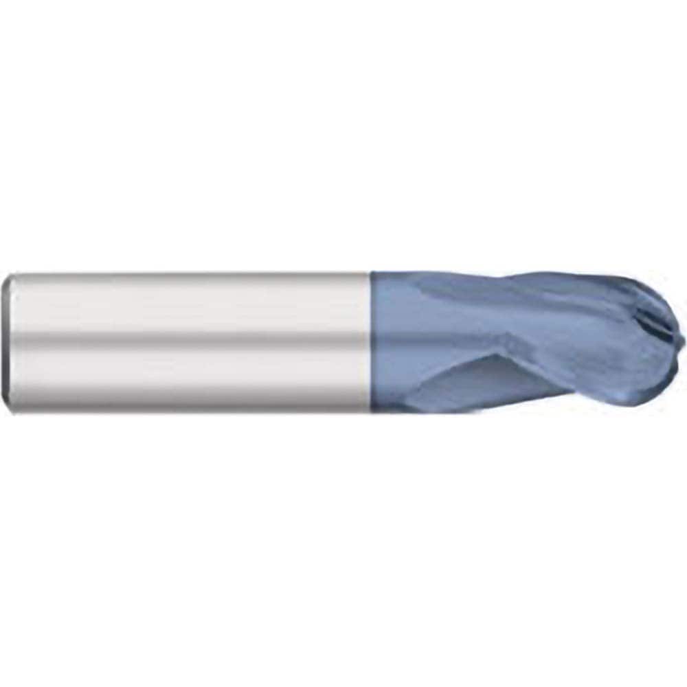 Titan USA - Ball End Mills; Mill Diameter (Inch): 7/16 ; Mill Diameter (Decimal Inch): 0.4375 ; Number of Flutes: 3 ; Length of Cut (Inch): 5/8 ; Length of Cut (Decimal Inch): 0.6250 ; Material: Solid Carbide - Exact Tool & Supply