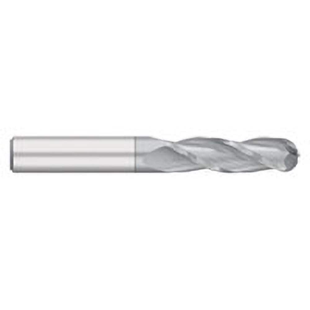 Titan USA - Ball End Mills; Mill Diameter (Inch): 3/8 ; Mill Diameter (Decimal Inch): 0.3750 ; Number of Flutes: 3 ; Length of Cut (Inch): 1 ; Length of Cut (Decimal Inch): 1.0000 ; Material: Solid Carbide - Exact Tool & Supply