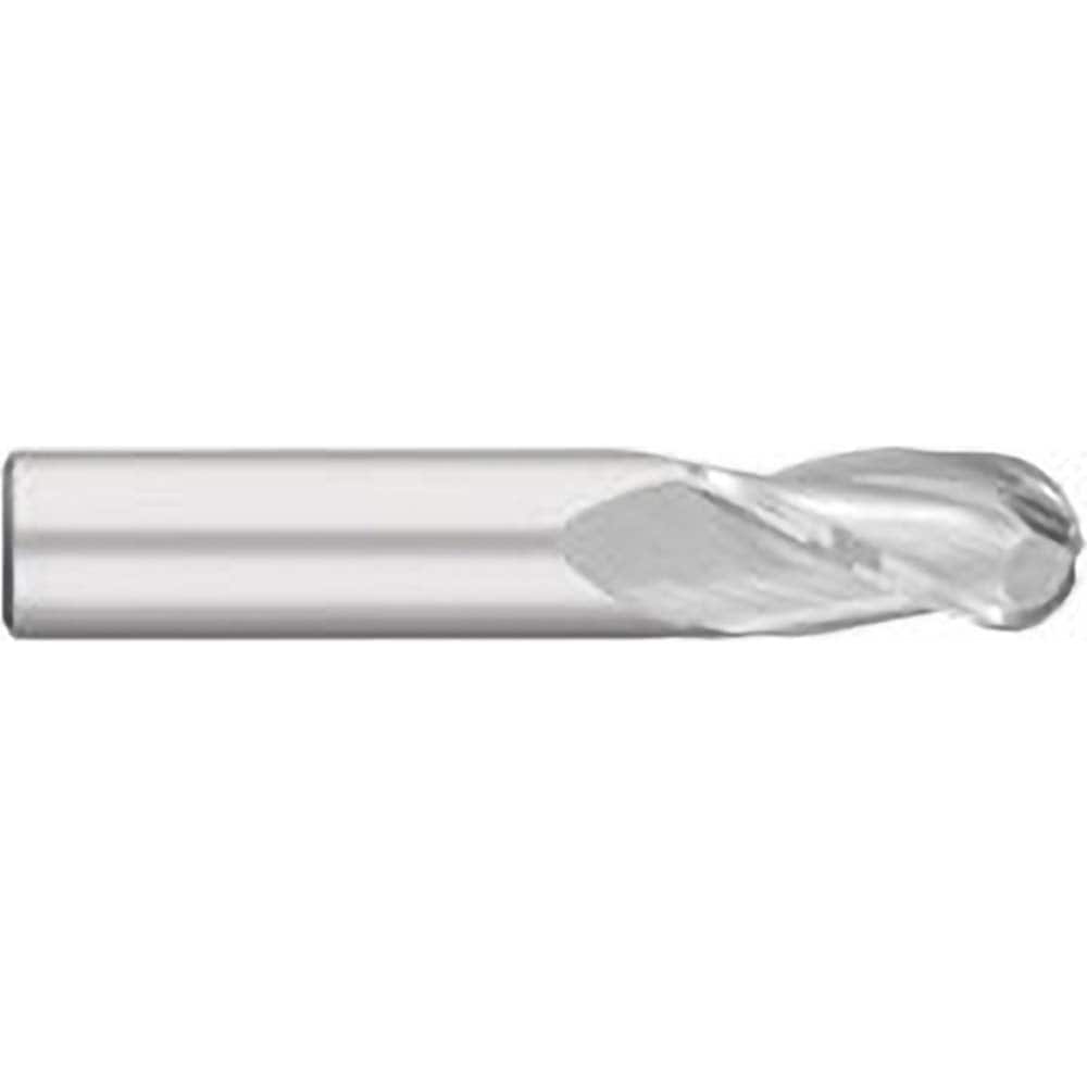 Titan USA - Ball End Mills; Mill Diameter (Inch): 1/8 ; Mill Diameter (Decimal Inch): 0.1250 ; Number of Flutes: 3 ; Length of Cut (Inch): 1/2 ; Length of Cut (Decimal Inch): 0.5000 ; Material: Solid Carbide - Exact Tool & Supply