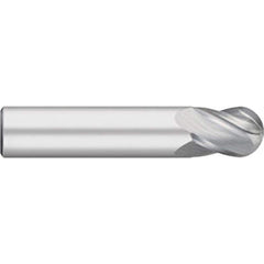 Titan USA - Ball End Mills; Mill Diameter (Inch): 1/16 ; Mill Diameter (Decimal Inch): 0.0625 ; Number of Flutes: 4 ; Length of Cut (Inch): 1/8 ; Length of Cut (Decimal Inch): 0.1250 ; Material: Solid Carbide - Exact Tool & Supply