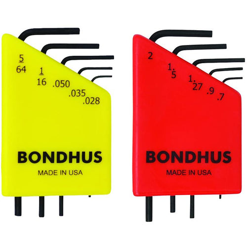 SET 10 HEX L-WRENCHES IN/ - Exact Tool & Supply