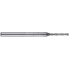 Micro Drill Bit: 0.0827″ Dia, 140 °, Solid Carbide Bright/Uncoated, RH Cut, Helical Flute, Series 6200 HP