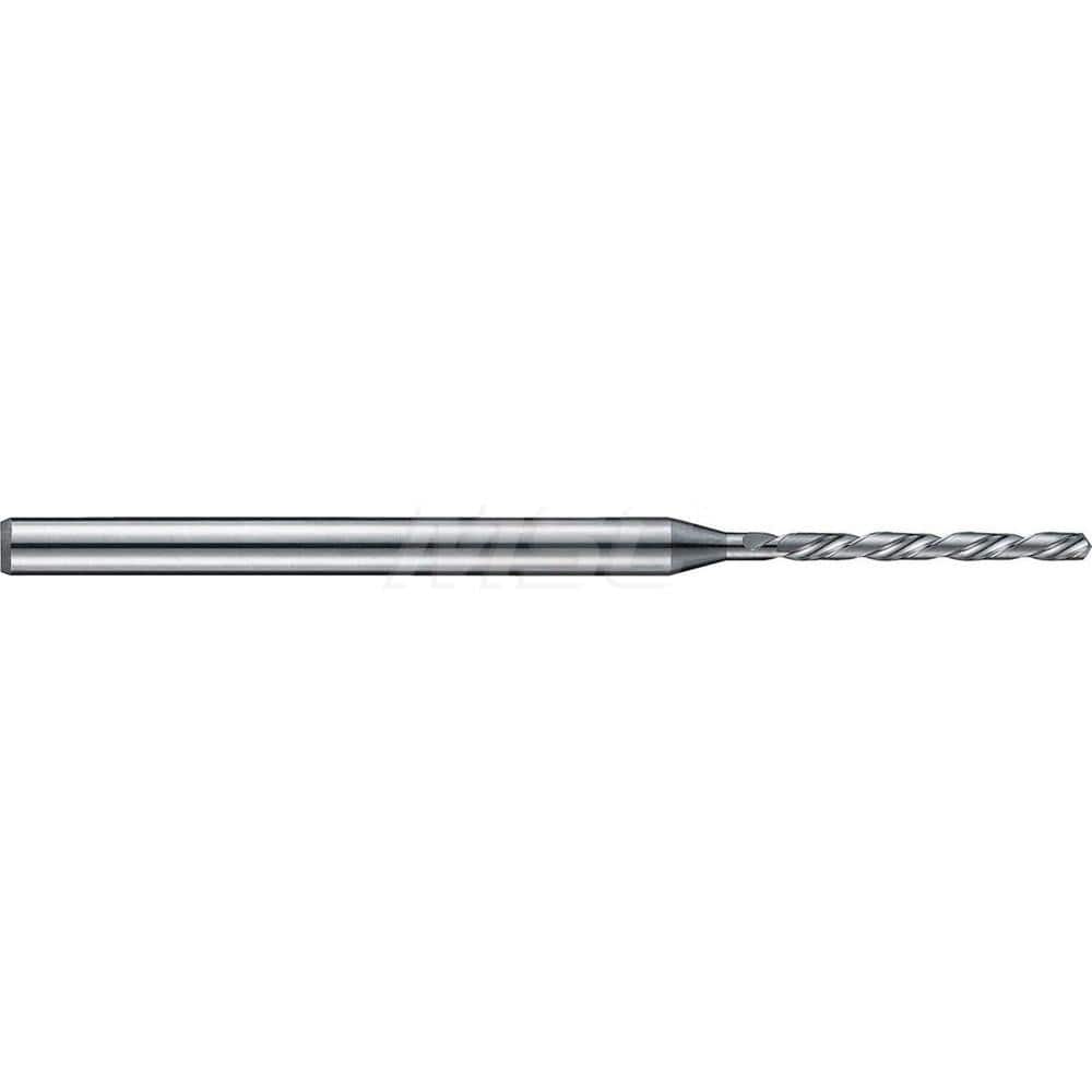 Micro Drill Bit: 0.0512″ Dia, 140 °, Solid Carbide Bright/Uncoated, RH Cut, Helical Flute, Series 6220 HP