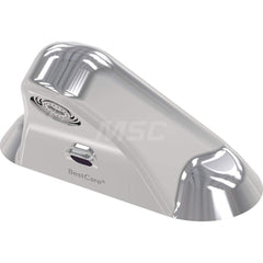 Lavatory Faucets; Type: Ligature Resistant; Spout Type: Cone; Design: No Handle; Handle Type: None; Mounting Centers: 4; Drain Type: None; Finish/Coating: Chrome Plated; Special Item Information: ADA Compliant; 120VAC/9VDC Plug-in Transformer; Vandal and