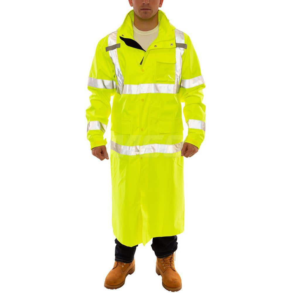 Work Jacket & Coat  Size 3X-Large N/A Polyurethane & 300D Polyester N/A Fluorescent Yellow ™Green N/A 6.000 Pocket