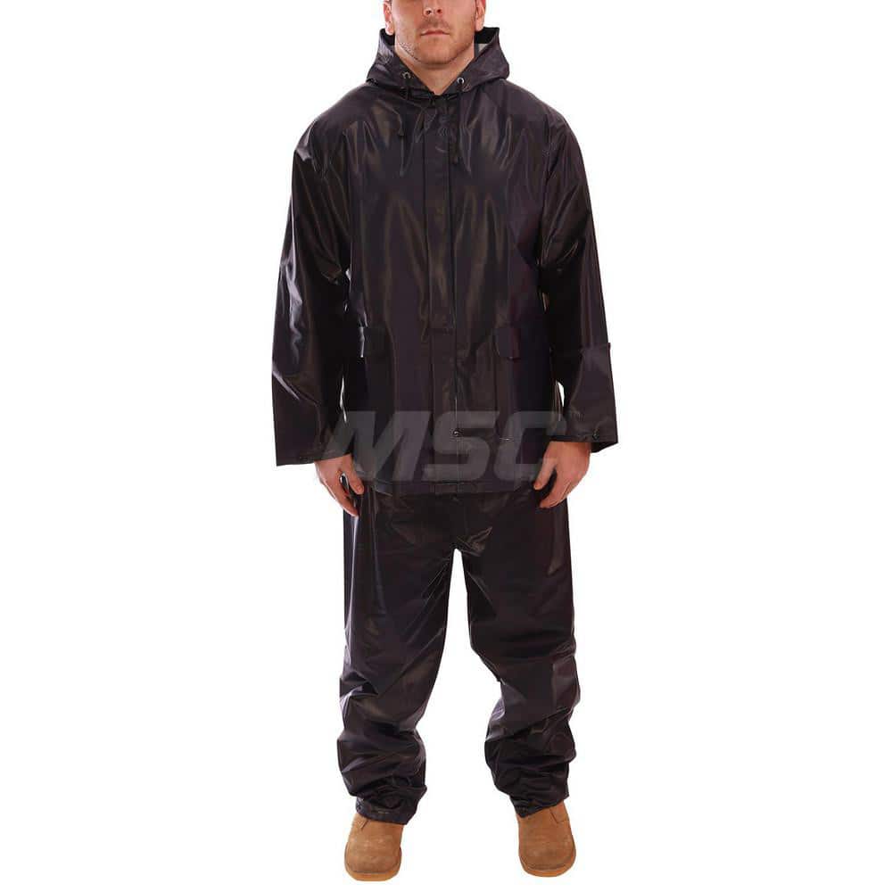 Suit with Pants: Size 2XL, Navy Blue, PVC