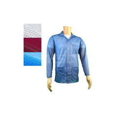Smocks & Lab Coats; Garment Style: Smock; Material: Carbon; Size: X-Large; Color: Blue; Sleeve Length: 23; Closure Type: Snaps; Chest Size: 45; Closure Locaton: Front; Features: Light Weight; Chest Size (Inch): 45; Closure Location: Front