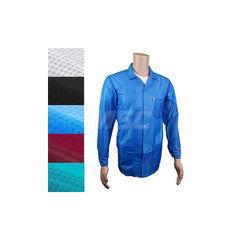 Smocks & Lab Coats; Garment Style: Smock; Material: Carbon; Size: X-Large; Color: Blue; Sleeve Length: 23; Closure Type: Snaps; Chest Size: 45; Closure Locaton: Front; Features: Medium Weight; Chest Size (Inch): 45; Closure Location: Front