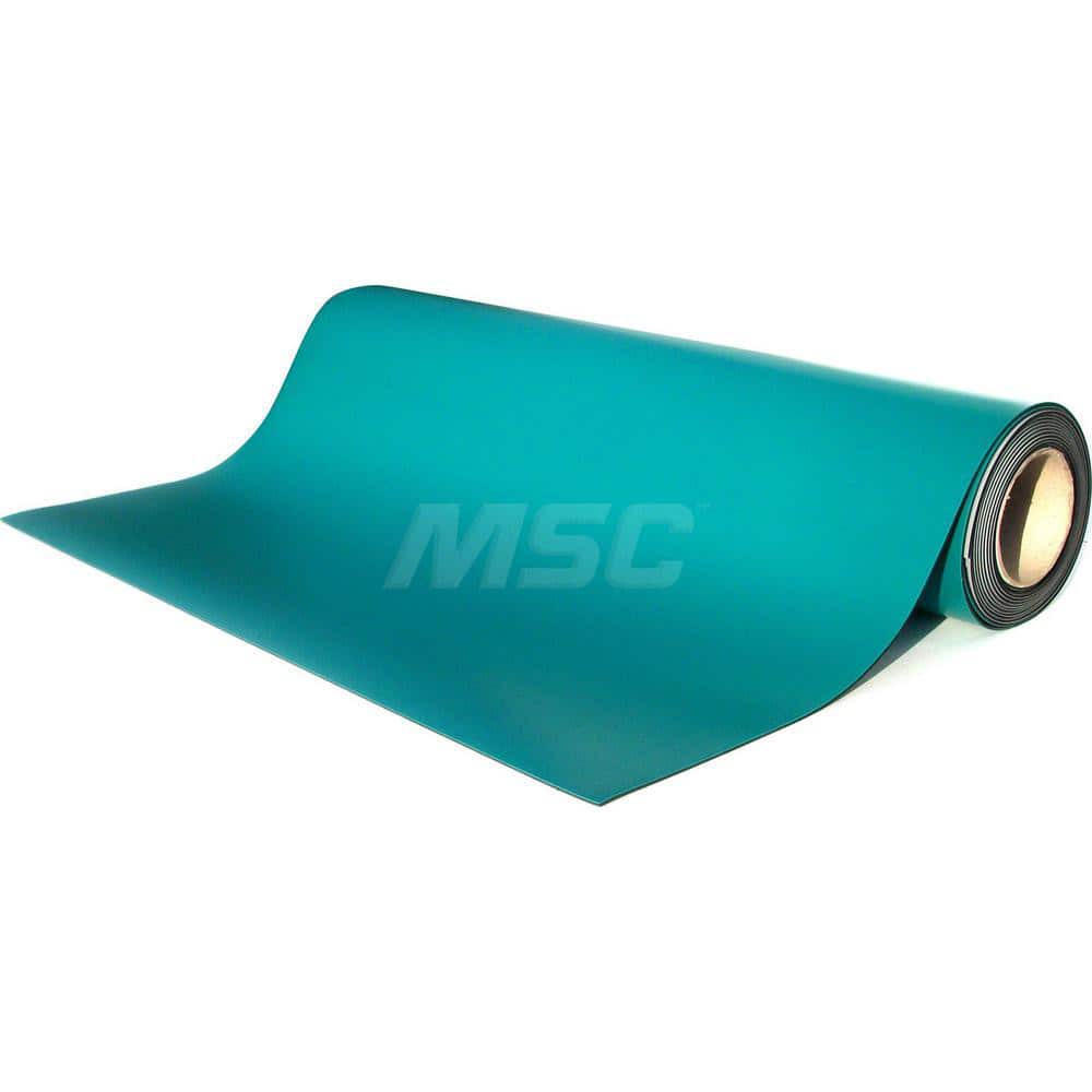 Anti-Static Work Kits & Table Mats; Mat Type: Anti-Static Table Mat; Material: Rubber; Overall Length: 30.00; Thickness: 0.08 in; Resistance: 108.000; Color: Green