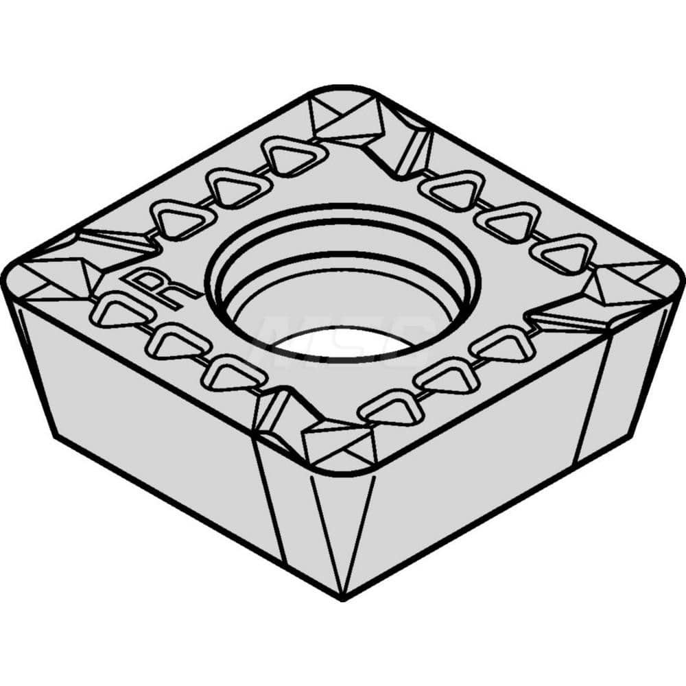 Milling Insert:  SDET120412PDERGB2,  KCK20B,  Solid Carbide N/A Finish,  0.5000″ OAW