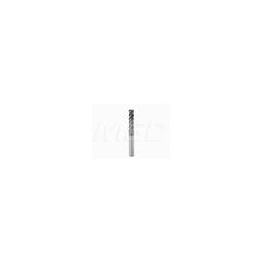 Corner Radius End Mill: 0.7874″ Dia, 4 Flutes, Solid Carbide 48 ° Helix, SIRON-A Coated, Corner Chamfer End, Centercutting, Series JS554