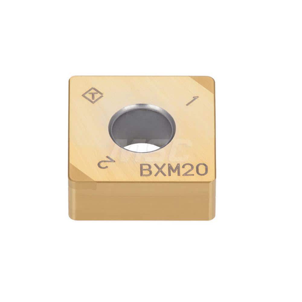 Turning Insert:  2QP-SNGA432 BXA20,  Polycrystalline Cubic Boron Nitride Coated Finish,  Neutral,  1/2″ Inscribed Circle,  0.0310″ Corner Radius,  90.0 &deg N/A Square,  Series  SNGA