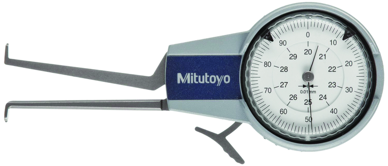 5 - 15mm Measuring Range (0.01mm Grad.) - Dial Caliper Gage - #209-301 - Exact Tool & Supply