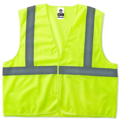 8205HL XS Lime Super Econ Mesh Vest Type R Class 2 - Exact Tool & Supply