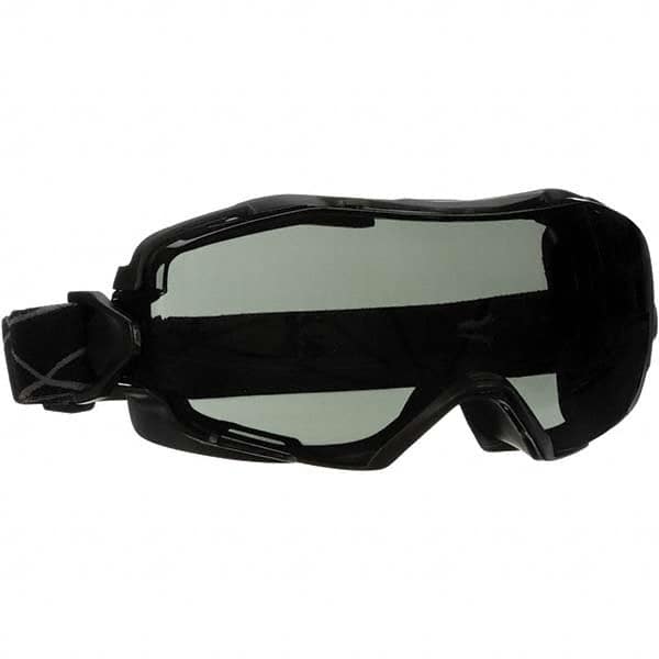 3M - Size L Gray Polycarbonate Anti-Fog Safety Goggles - Exact Tool & Supply