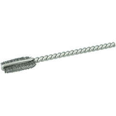 1/4″ Power Tube Brush, .005″ Stainless Steel Wire Fill, 9/16″ Brush Length - Exact Tool & Supply