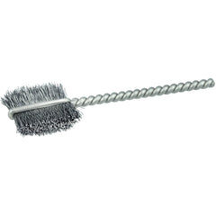 1/2″ Power Tube Brush, .005″ Stainless Steel Wire Fill, 9/16″ Brush Length - Exact Tool & Supply