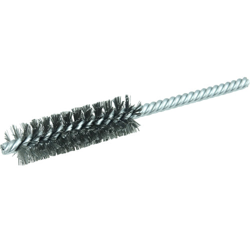3/4″ Power Tube Brush, .0104″ Steel Wire Fill, 2-1/2″ Brush Length - Exact Tool & Supply