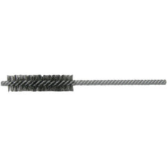 1/2″ Power Tube Brush, .006″ Stainless Steel Wire Fill, 2″ Brush Length - Exact Tool & Supply