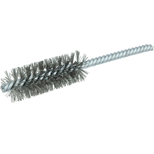 7/8″ Power Tube Brush, .0104″ Stainless Steel Wire Fill, 2-1/2″ Brush Length - Exact Tool & Supply