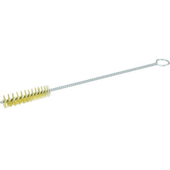 1/2″ Hand Tube Brush-0.004″ Brass, 2 Brush Length - Non-Sparking Wire Wheel - Exact Tool & Supply