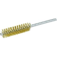 3/4″ Power Tube Brush-0.006″ Brass, 2-1/2 Brush Length - Non-Sparking Wire Wheel - Exact Tool & Supply