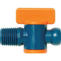 Coolant Hose System Component - 1/4″ Inside Diameter System-1/4″ Male NPT Valve (Pack of 2) - Exact Tool & Supply