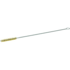 1/4″ Hand Tube Brush-0.003″ Brass, 1 1/2 Brush Length - Non-Sparking Wire Wheel - Exact Tool & Supply