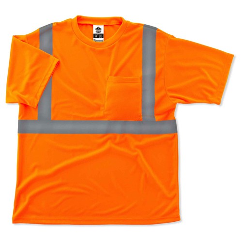 8289 3 XL Orange T-Shirt Type R Class 2 - Exact Tool & Supply