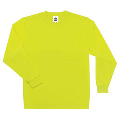 8091 3 XL Lime Long Sleeve T-Shirt Non-Cert - Exact Tool & Supply