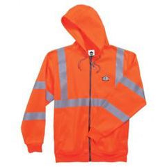8392 S ORG ZIPPER HOODED SWEATSHIRT - Exact Tool & Supply