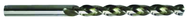 10.5mm Dia. - HSS Taper Length Drill - 130° Point - Bright - Exact Tool & Supply