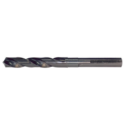 ‎1-1/8 RHS / RHC HSS 118 Degree Radial Point 1/2 Reduced Shank Silver & Deming Drill - Steam Oxide - Exact Tool & Supply