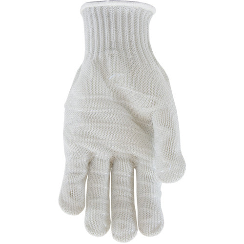 ‎22-601RHM SS Engineered Yarn - 3-str S-Steel Wr-Core/Poly - Hvy Wgt 1 Side Silagrip Coat - Wht - F-Fgr - Exact Tool & Supply