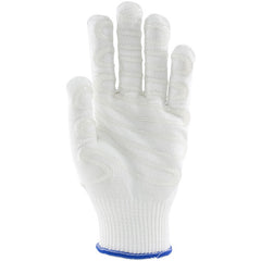 ‎22-751LHS SS Engineered Yarn - S-Steel/Silica Fbr w/Dyneema & Poly 1 Side Silagrip Coat - Lt Wgt - Wht - Exact Tool & Supply