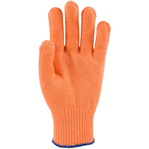 ‎22-760OR/XS SS Engineered Yarn Glove - S-steel wire core & Dyneema Yarn - w/poly - Medium Weight - orn - 10 Gg - Exact Tool & Supply