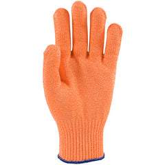 ‎22-760OR/XS SS Engineered Yarn Glove - S-steel wire core & Dyneema Yarn - w/poly - Medium Weight - orn - 10 Gg - Exact Tool & Supply