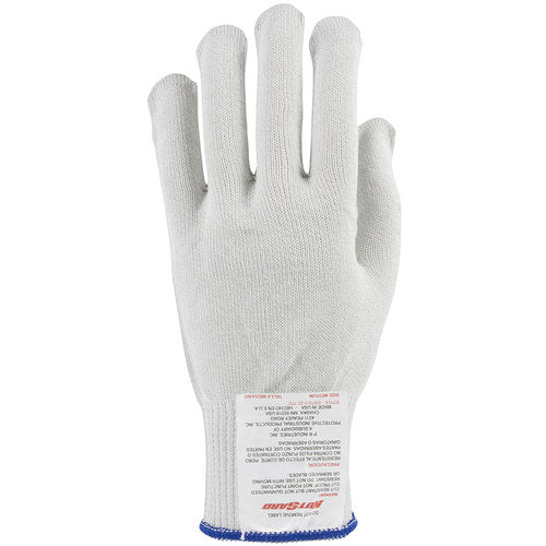 ‎22-770M Gloves Made w/Dyneema - Silica Fiber with Dyneema and a Polyester Cover - Heavy Weight - Wht - Exact Tool & Supply