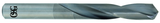 1 Carbide Slow Spiral Jobber Drill - Bright - Exact Tool & Supply