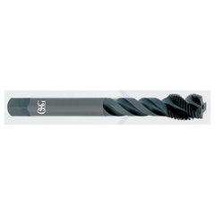 ‎1/4-28 Dia-2B-3 FL-HSS DIN-Modified Bottoming Spiral Flute Tap - Exact Tool & Supply