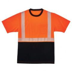 8280BK 5XL ORG/BLK PERF T-SHIRT - Exact Tool & Supply
