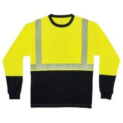 8281BK 4XL LIM/BLK LG SLV T-SHIRT - Exact Tool & Supply