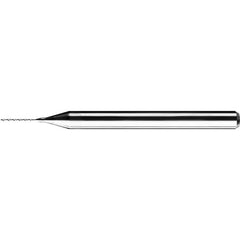 2.85 mm Dia. × 3 mm Shank × 10.2 mm Flute Length × 38 mm OAL, Standard, 130°, AlTiN, 2 Flute, Straight / Cylindrical Solid Carbide Drill - Exact Tool & Supply