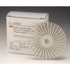Radial Bristle Brushes; Outside Diameter (Inch): 6 in; Abrasive Material: Ceramic; Grit: 80; Brush Thickness (Inch): 0.375