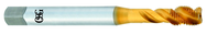 1-8 Dia. - 2B - 4 FL - HSSE - TIN - Modified Bottoming - Spiral Flute Tap - Exact Tool & Supply